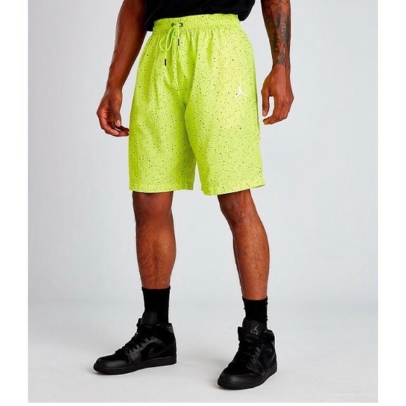 Jordan Other - Jordan Neon Poolside flint mesh lined swim Shorts XXL 2xl